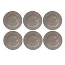 Ver imagem 1 de Jogo 6 Pratos Raso Cerâmica Nude 26cm Class Home