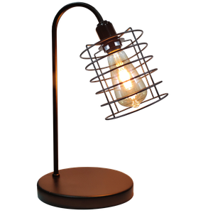 Abajur de Quarto Luminária Industrial Aramado Chochin Preta