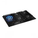 Ver imagem 7 de Fogão Cooktop 5 Bocas Tripla Chama Mcg5bm Grade Dupla Mesa de Vidro Mueller Preto Bivolt