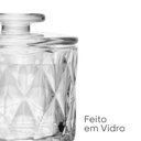 Ver imagem 5 de Manteigueira Francesa Diamond 8x9cm Vidro Mesa Posta Cozinha Porta Manteiga Lyor