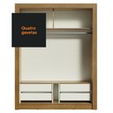 Ver imagem 7 de Guarda-Roupa Infantil Madesa Theo 2 Portas de Correr 4 Gavetas Rustic Cor:Rustic