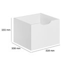 Ver imagem 4 de Kit 9 Gavetas para Nicho Organizador Q01 Branco - Mpozenato
