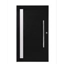 Ver imagem 1 de Porta pivotante com visor lambril Preto Esquerda - 230x100