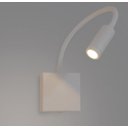 Ver imagem 2 de Arandela Led 3w Leitura Haste Flexível Branca Interruptor 3000k Bivolt
