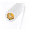 Ver imagem 3 de Arandela Led 3w Leitura Haste Flexível Branca Interruptor 3000k Bivolt