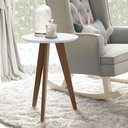 Ver imagem 2 de Mesa Lateral Liv Branco Eco Wood - Matic