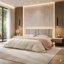 Ver imagem 4 de Cabeceira Cama Box Estofada Casal King 2,00 Suede Cinza com LED