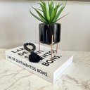 Ver imagem 3 de Decoração sala livro caixa + vaso tripé + adorno colar decor
