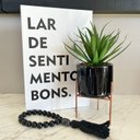 Ver imagem 2 de Decoração sala livro caixa + vaso tripé + adorno colar decor