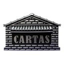 Ver imagem 1 de Caixa De Correios Correspondência Para Muro de Embutir - Cinza claro