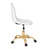 Cadeira Office Eiffel - Botonê | Branca - Dourado Matte - 4