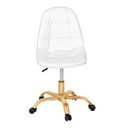 Ver imagem 2 de Cadeira Office Eiffel - Botonê | Branca - Dourado Matte