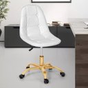 Ver imagem 5 de Cadeira Office Eiffel - Botonê | Branca - Dourado Matte