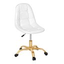 Ver imagem 1 de Cadeira Office Eiffel - Botonê | Branca - Dourado Matte