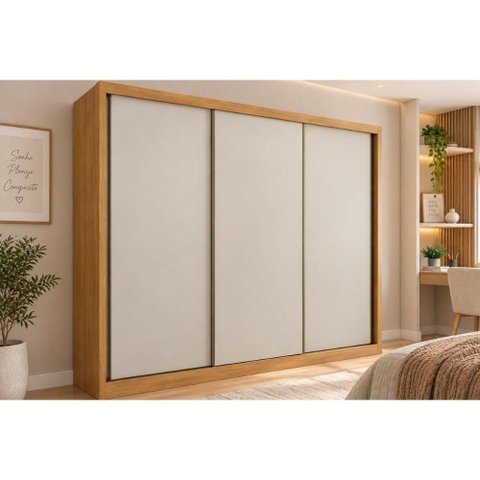 Guarda Roupa 3 Portas 6GVS Palazzo N. Horizonte Fendi