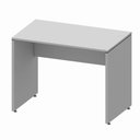 Ver imagem 5 de Mesa Escrivaninha Retangular F5 Office Co 100cm x 60cm Cinza Pé Painel Passa Cabos Computador