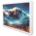 Ver imagem 1 de Quadro Decorativo Caixa Montanhas Tacolado Moldura Caixa Alta 4,5cm Madeira sem Vidro 30 X 40cm