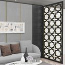 Ver imagem 1 de Painel Vazado Divisória Mdf Cairo Preto - 0,90x2,20m