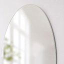 Ver imagem 7 de Espelho Adesivo Decorativo Espelho Oval 40x60cm Parede Multiuso Banheiro Quarto Sala Ghittoni