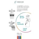 Ver imagem 3 de Acessório Hidrofiltros Cap Facile Engate Rápido Branco