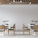 Ver imagem 1 de Papel de Parede Casual Flocos de Neve Gh Papel de Parede 3,5m