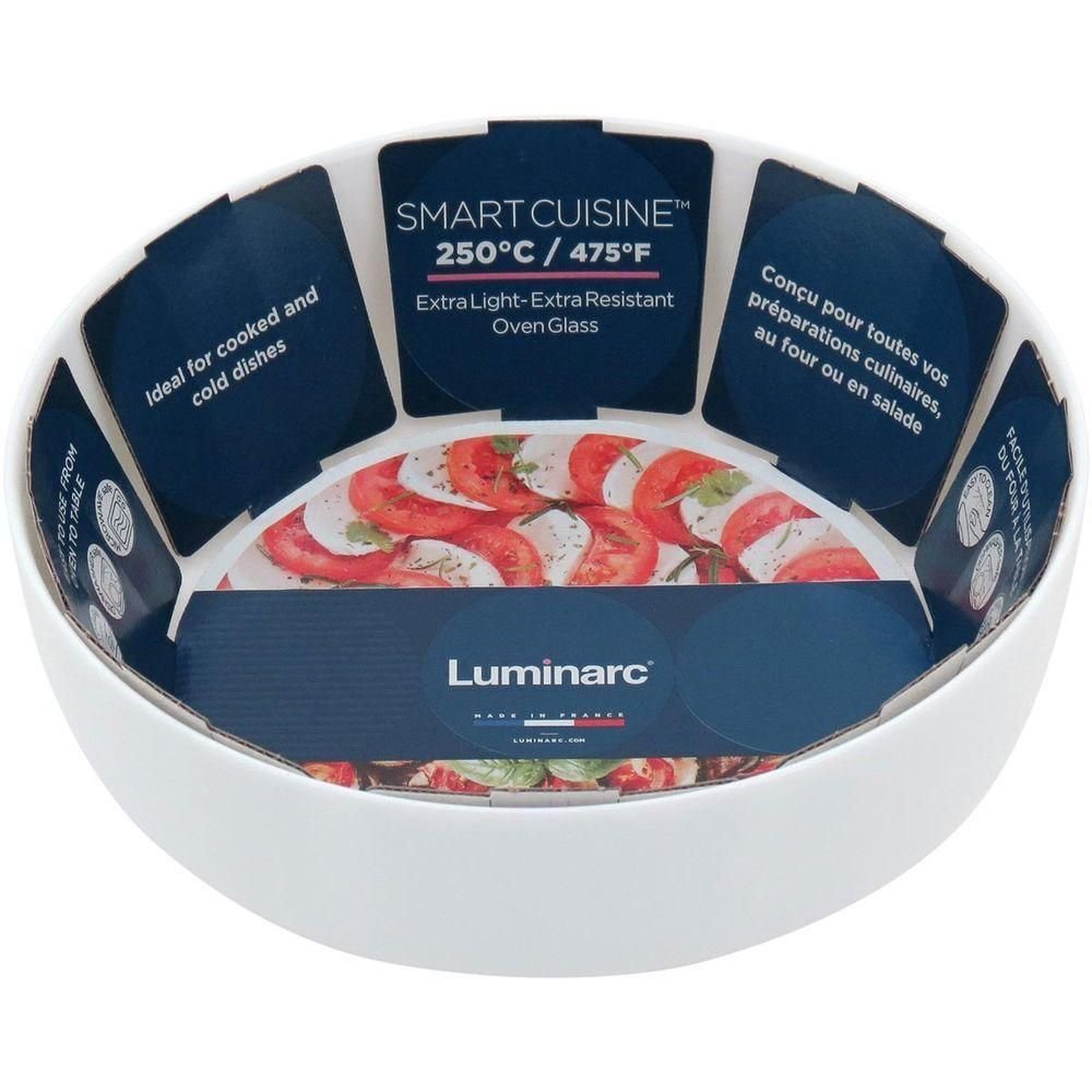 Luminarc Diwali Assadeira 7x22x22cm 2l Vidro Temperado Branco - 2