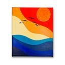 Ver imagem 2 de Mini Quadro Figurativo Pintado a mão para Decoração Medindo 30x25cm