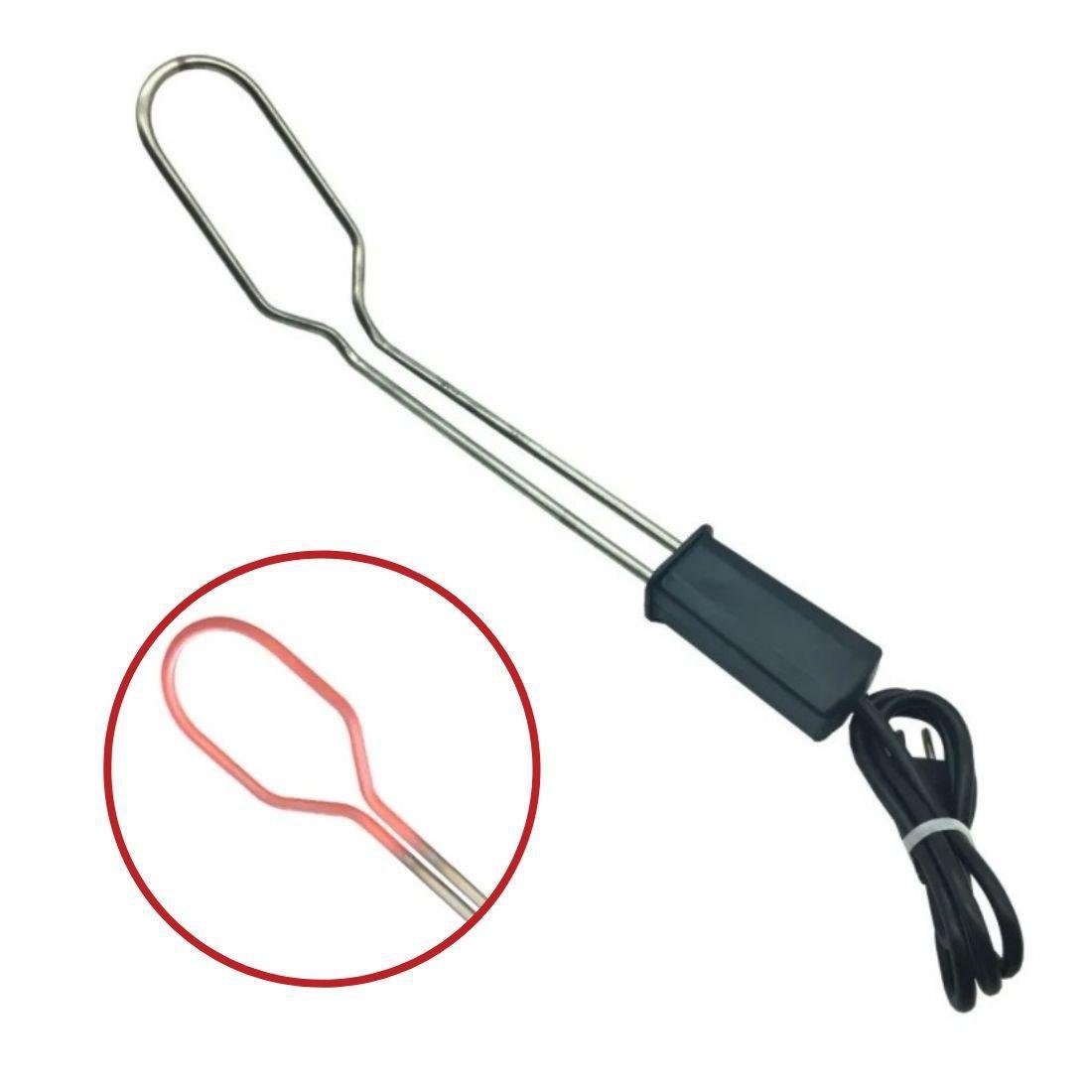 Acendedor Elétrico 220V Churrasqueira Carvão Lareira Fio 2M - 6