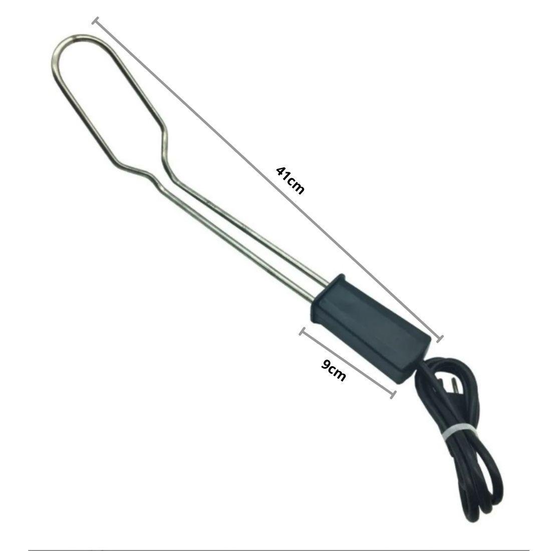 Acendedor Elétrico 220V Churrasqueira Carvão Lareira Fio 2M - 3