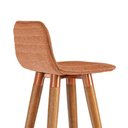 Ver imagem 3 de Kit 3 Banquetas Altas Luxo Aço Cobre Terracota Marrom