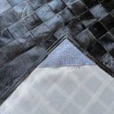 Ver imagem 3 de Tapete de couro preto tingido 2,50x3,00 com bordas