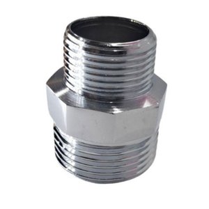 Niple 1" X 3/4 Cromado Sextavado Latão:cromado