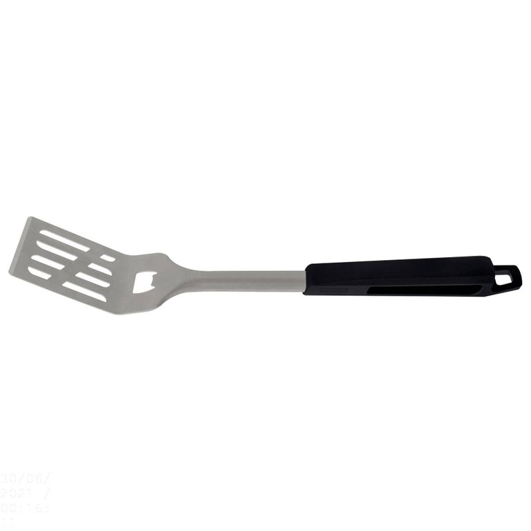 Espátula Tramontina Churrasco Black com Lâmina em Aço Inox e Cabo de Polipropileno Preto com Abridor