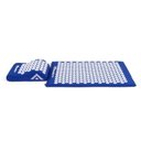 Ver imagem 1 de Relaxamento Total: Tapete e Travesseiro de Acupressão Acupress Brasil 68x42 Cm - Azul