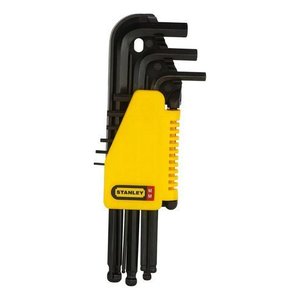 Jogo de Chave Allen Abaulada 1,5 a 10 Mm com 9 Peças 69-256 Stanley