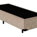 Ver imagem 2 de Cama Box Solteirão NK Camas Suede Bege 40x96x203