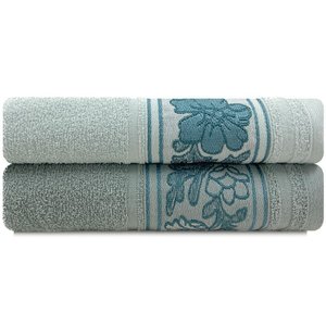 Kit Toalhas Banho Liana 100 Algodão com 2 Peças Emcompre Karsten