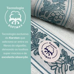 Kit Toalhas Banho Liana 100 Algodão com 2 Peças Emcompre Karsten - 3