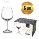 Ver imagem 4 de Jogo 6 Taças de Vinho Gastro 650ml Cristal Titanium Copos