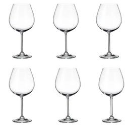 Jogo 6 Taças De Vinho Gastro 650ml Cristal Titanium Copos - 2