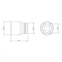 Ver imagem 4 de Soquete Sextavado 22 Mm Encaixe 1/2" em Aço Cromo Vanádio com Acabamento Cromado