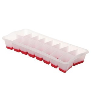 Forma de Gelo Plástica Flexível Branco e Cappuccino Casar Sanremo