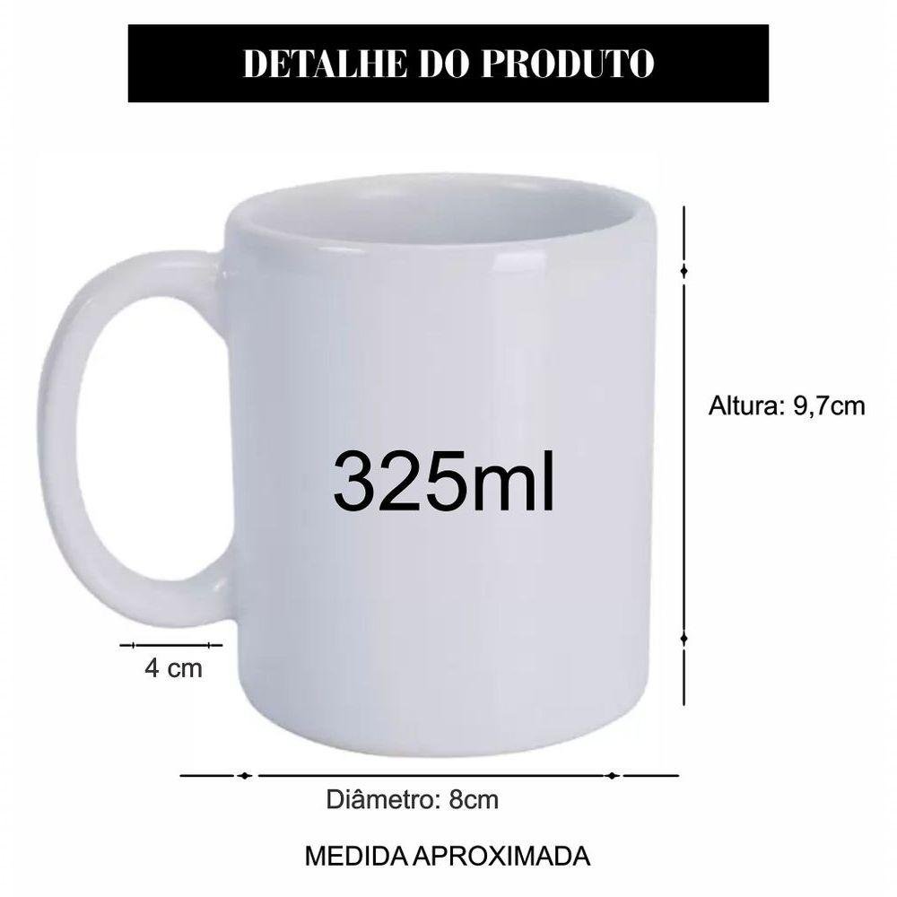 Caneca Xícara Stitch e Angel em Cerâmica 325ml Modelo7 - 3