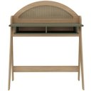 Ver mais imagens de Mesa Escrivaninha para Escitório Home Office 90cm Orgânica 3D Monalisa A05 Carvalho Menta - Lyam