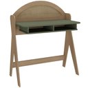 Ver imagem 7 de Mesa Escrivaninha para Escitório Home Office 90cm Orgânica 3D Monalisa A05 Carvalho Menta - Lyam