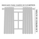 Ver imagem 2 de Cortina 2,80x2,30 Sala Quarto Cozinha Tecido Piquet Cor:palha