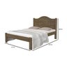 Cama De Casal Selene Para Quarto Luxo Luke Móveis - 3