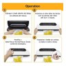 Seladora A Vacuo 220v Eletrica Sela Alimento Liquido Frutas Legumes Embalagem Conserva Comida Carne - 3