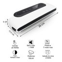 Ver imagem 4 de Seladora A Vacuo 220v Eletrica Sela Alimento Liquido Frutas Legumes Embalagem Conserva Comida Carne