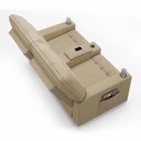 Ver mais imagens de Poltrona do Papai Reclinável Sala de Cinema Palace 2 Lugares Manual Baú Usb Linho Bege G23 Encantum